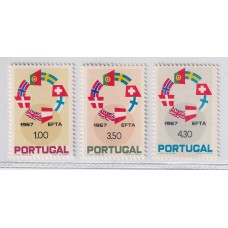 PORTUGAL 1967 SERIE COMPLETA DE ESTAMPILLAS NUEVAS MINT